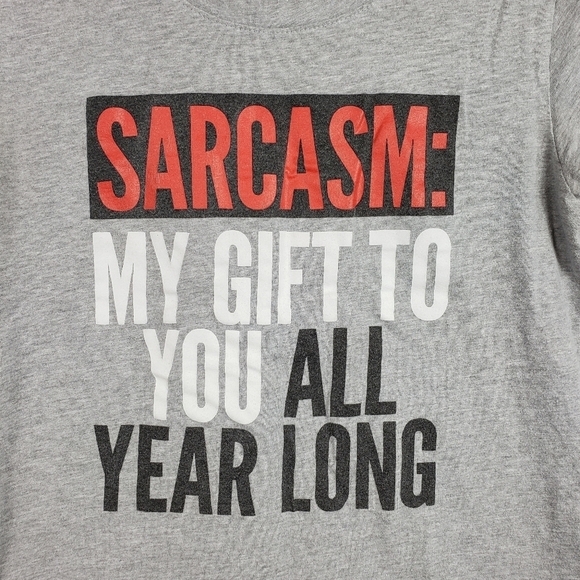 3/$15 Hybrid apparel sarcasm tshirt size large - Picture 2 of 8